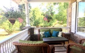 1837 Cobblestone Cottage Porch