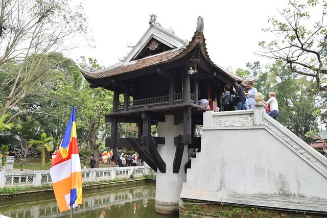 The One Pillar Pagoda Hanoi Vietnam