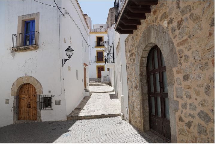 Ibiza Old Town Street