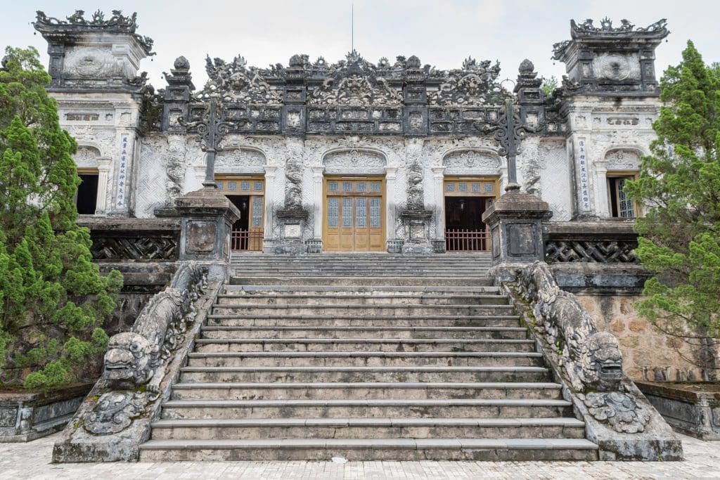 Emperor Khai Dinh Tomb in Hie Vietnam