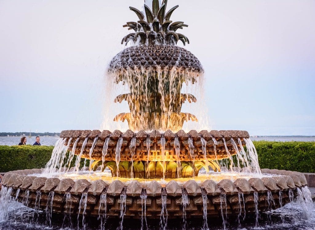 Charleston South Carolina, "Pineapple Fountain" by JOgdenC is licensed under CC BY-NC-ND 2.0 