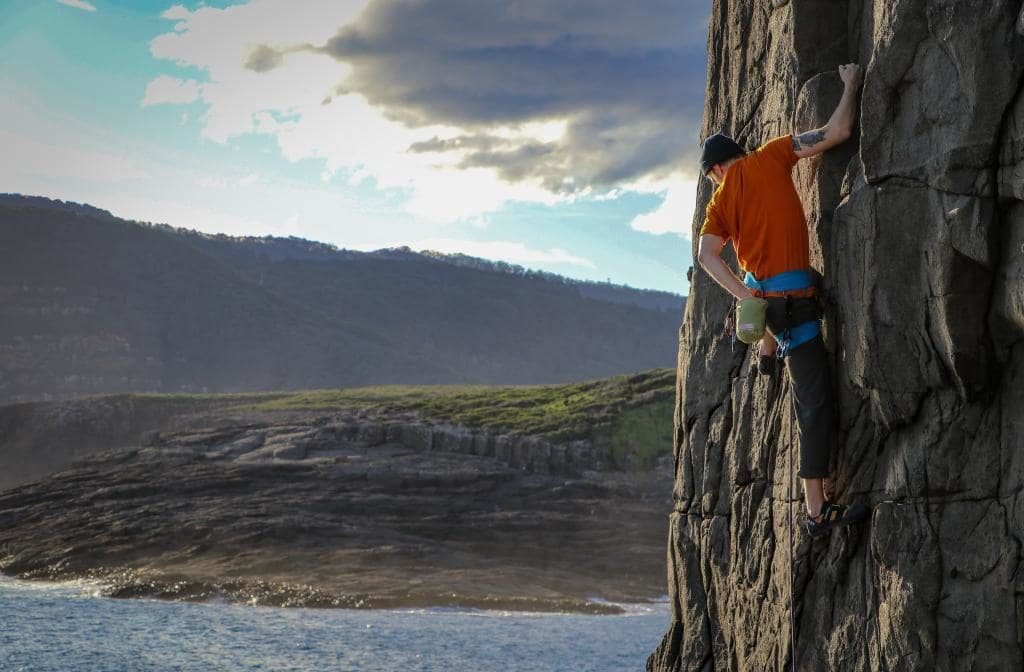 Climbing in Tasmania