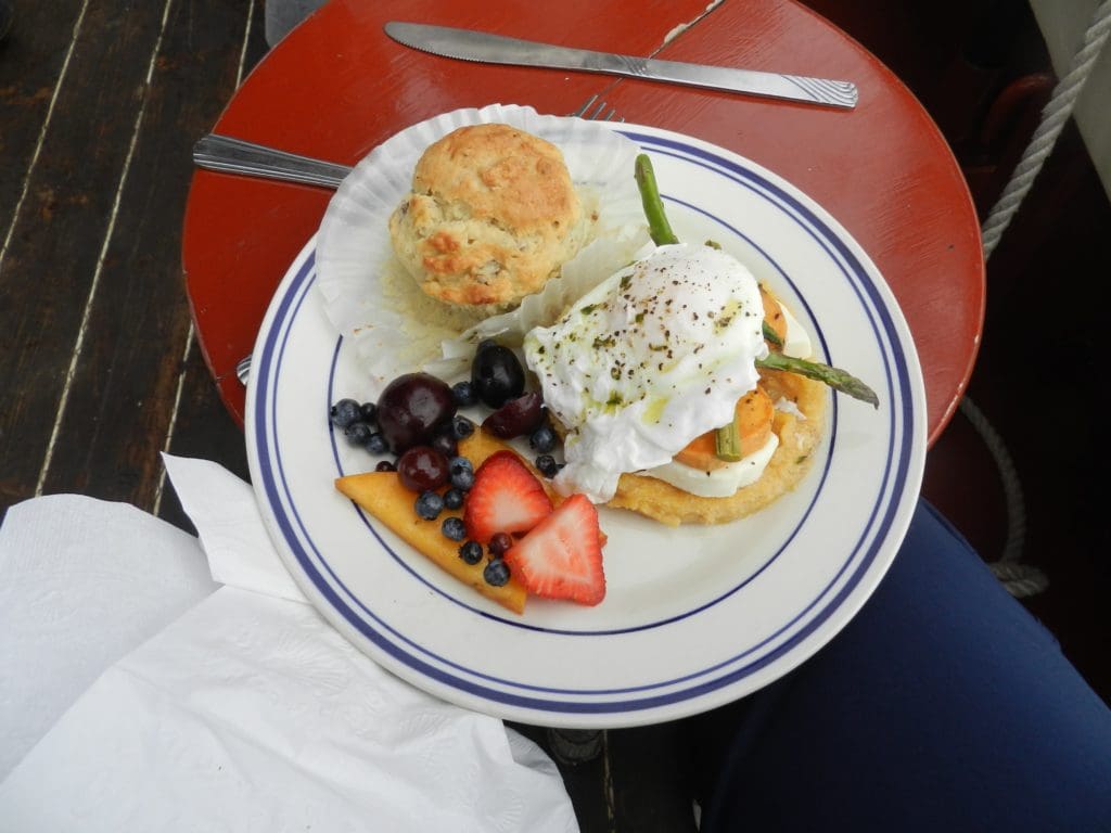 Breakfast on Stephen Taber Windjammer