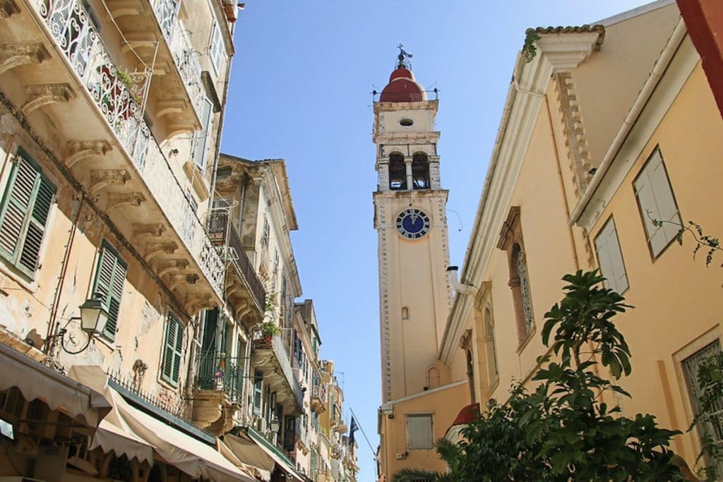 Agios Spryidonas Corfu Greece