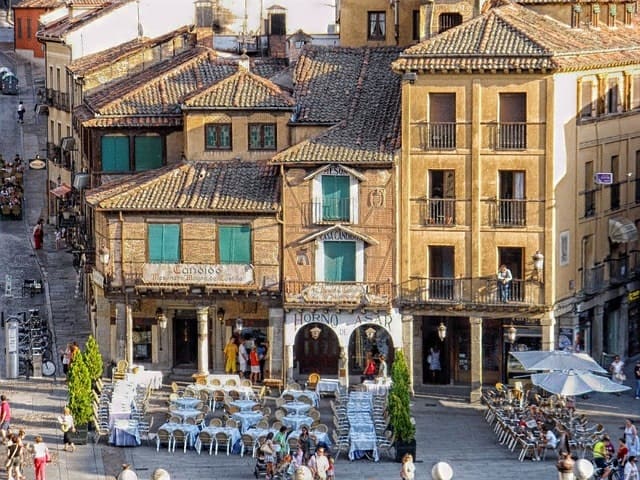 Segovia Spain Cafe