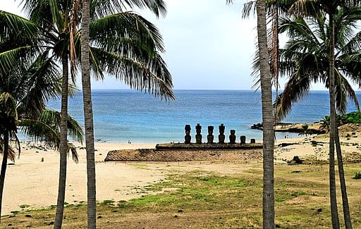 Anakena Beach, Easter Island