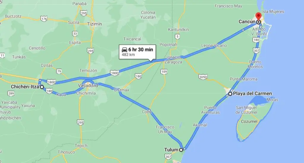 Maya Riviera Coast Itinerary