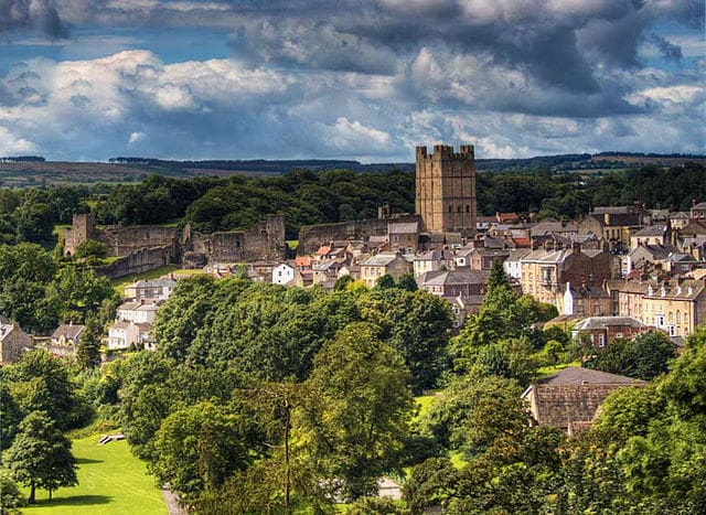 Richmond Castle Yorkshire UK
