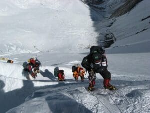 Climbing Mt. Everest