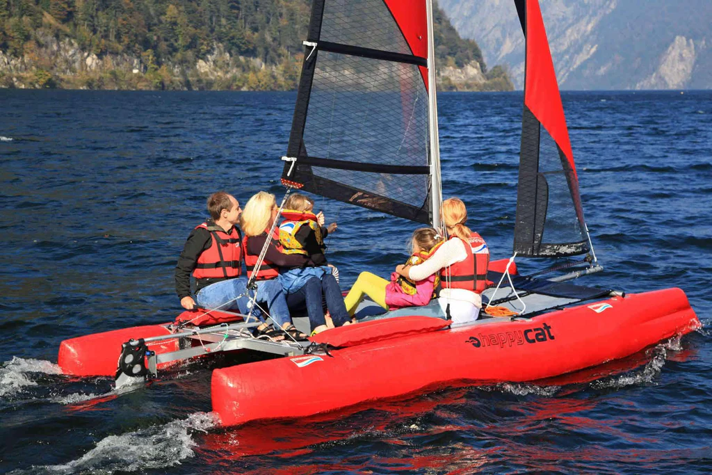 Inflatable Catamaran Sailing