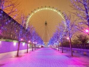 London Eye at Christmas