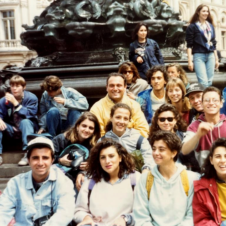 Gruppo di studenti italiani in gita in Inghilterra